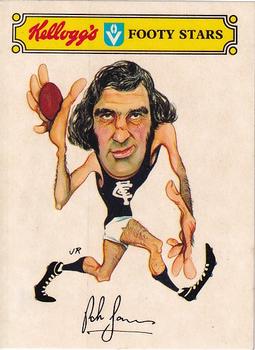 1974 Kellogg's VFL Footy Stars Stickers #NNO Peter Jones Front